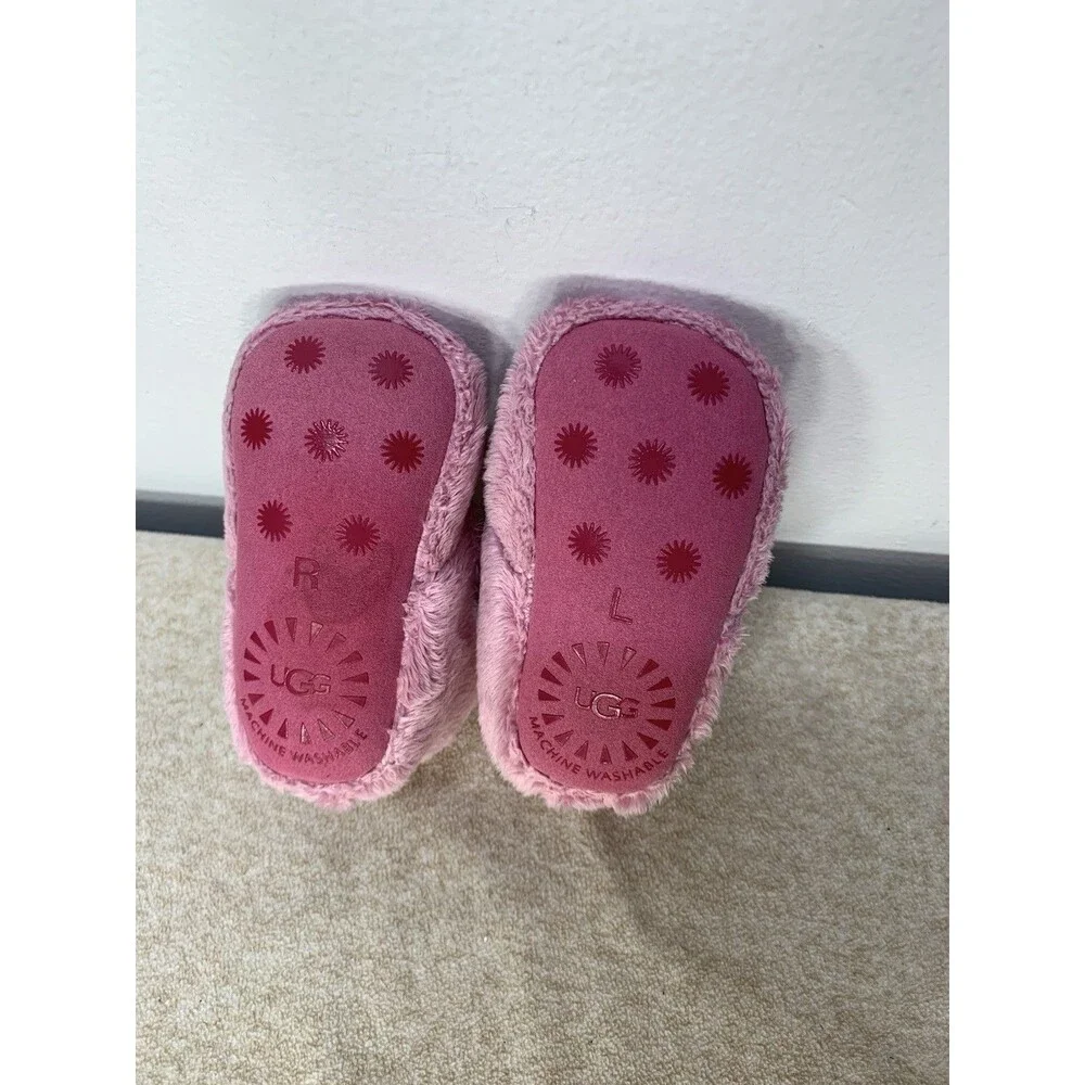 UGG Baby Girl Pink Bixbee Boot Slippers 11034971 Size 02/03